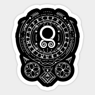 The Troll Cross | Norse Pagan Symbol Sticker